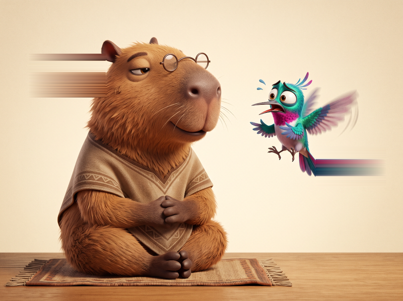 Beto and Gada, the Mi Abogado characters